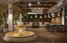 Design of the restaurant La Fontana Restaurant