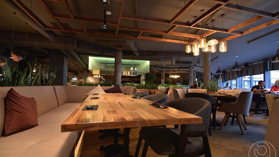 Design of the restaurant Koya Restaurant in Arena Kiev