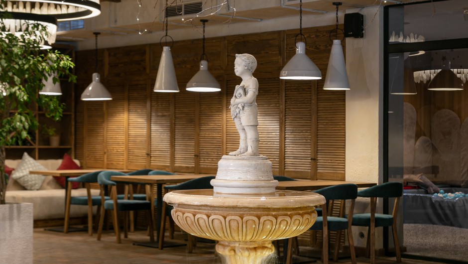 Design of the restaurant La Fontana Restaurant