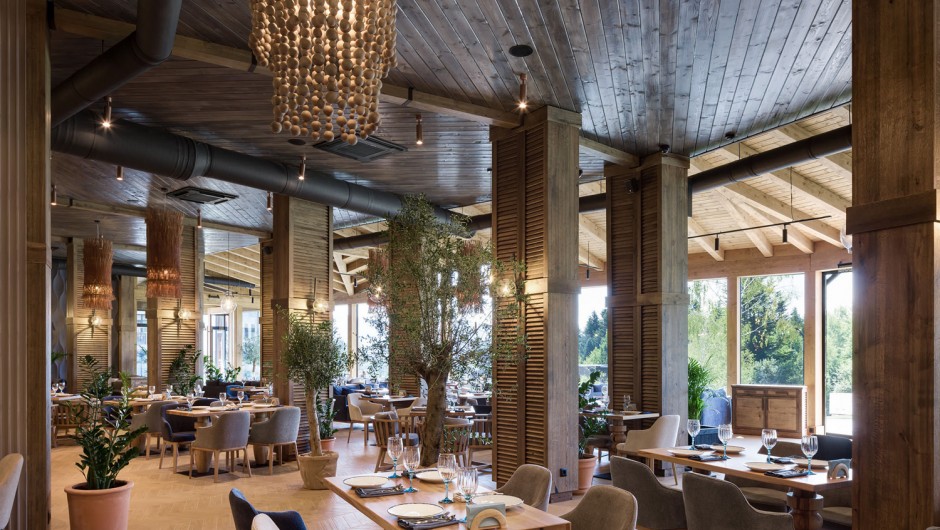 Design of the restaurant Italian restaurant Apartel Skhidnytsya