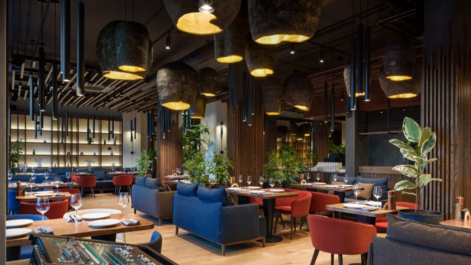 Design of the restaurant European restaurant Apartel Skhidnytsya