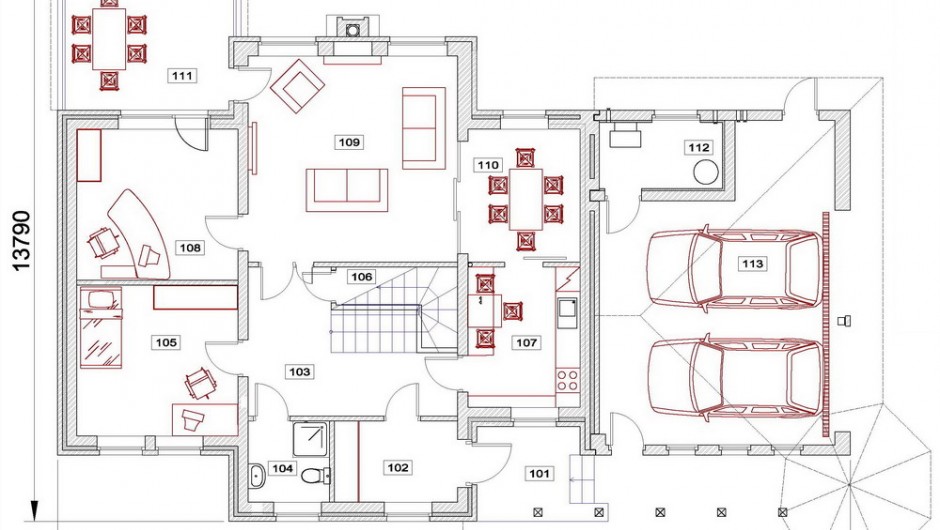 Design of the restaurant Cottage in the Chabany village (2)