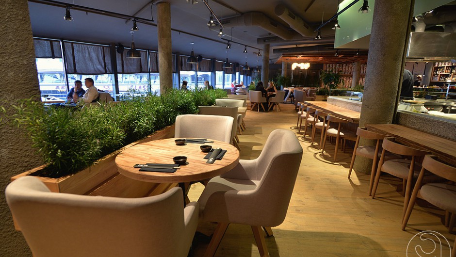 Design of the restaurant Koya Restaurant in Arena Kiev