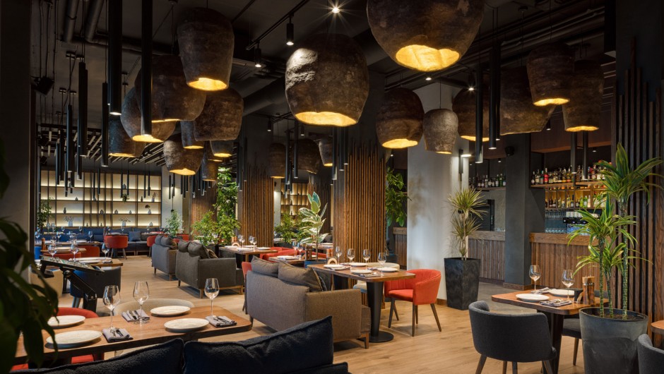 Design of the restaurant European restaurant Apartel Skhidnytsya