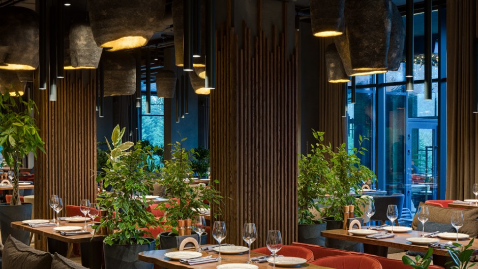 Design of the restaurant European restaurant Apartel Skhidnytsya