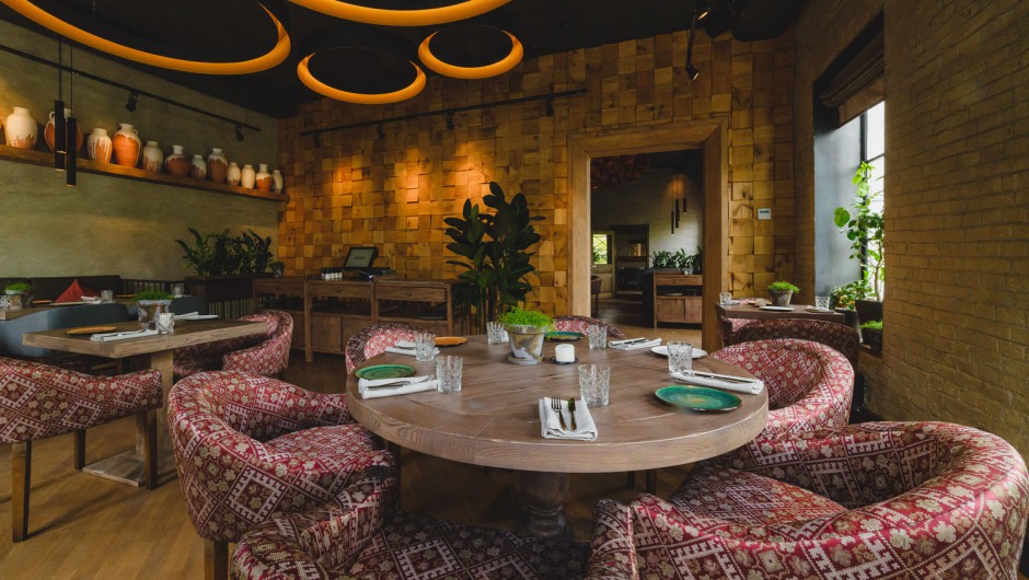 Design of the restaurant Georgian restaurant 