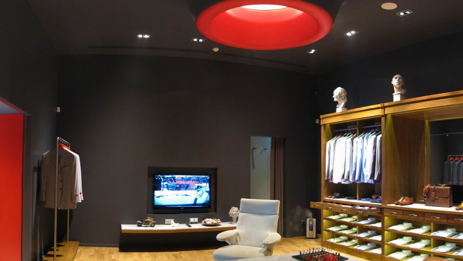 Design of the restaurant Shop Isaia Vladimirskaya Street 20