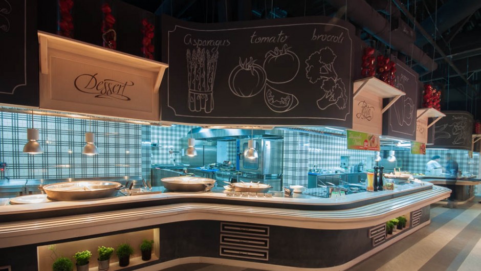 Design of the restaurant Restaurant Buffet Krasnozvezdny Ave., Kiev