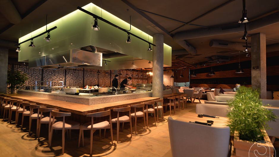 Design of the restaurant Koya Restaurant in Arena Kiev